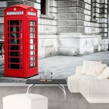 Wall murals England telephone booth London