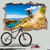 Decorative vinyl mountain bike 3D