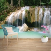 Wall mural waterfalls Thailand