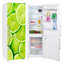 Refrigerator vinyls lemon slices