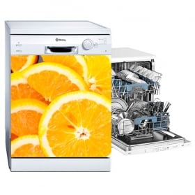 Vinyl dishwasher oranges