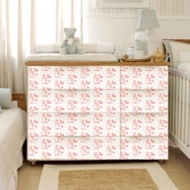 Vinyl decorate furniture baby room