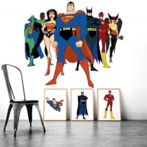 Decorative vinyl superheros