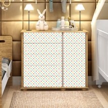 Vinyl chest of drawers from baby