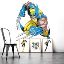 Decorative vinyl wolverine x-men