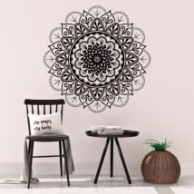 Adhesive vinyl mandala walls