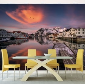 Photomurals walls islands lofoten norway