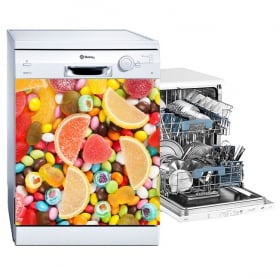 Vinyl dishwashers sweets and jellybeans