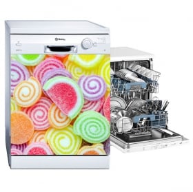 Decorative vinyl dishwashers jellybeans