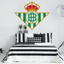 Vinyl football real betis balompié shield