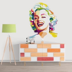 Decorative vinyl marilyn monroe