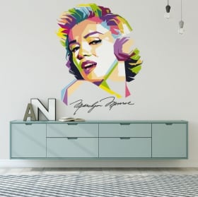 Wall stickers marilyn monroe