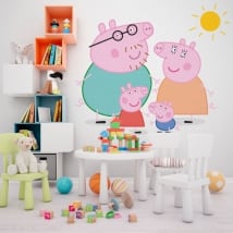 Decorative vinyl peppa pig