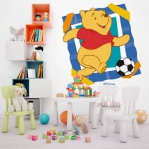 Vinyl and stickers winnie the pooh football