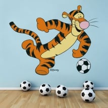 Vinyl and stickers winnie the pooh tigger football