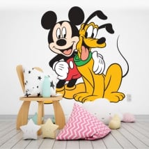 Children's vinyl disney mickey and pluto