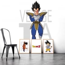 Vinyl and stickers dragon ball vegeta