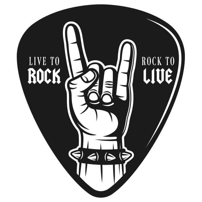 Rock and roll Stickers - Free music Stickers