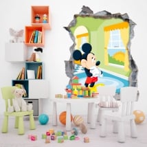 Wall stickers disney mickey mouse 3d