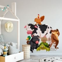 Children's vinyl farm animals