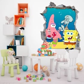 Stickers sponge bob decorate children's room