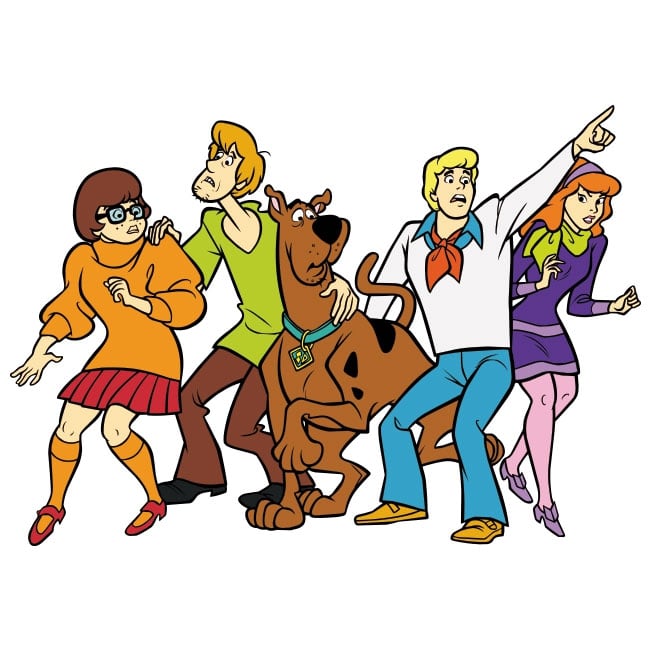 🥇 Vinyl adhesives and stickers scooby doo
