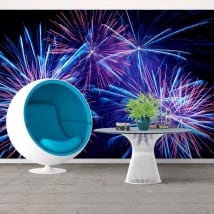 Wall murals fireworks