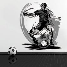 Vinyl and stickers football player