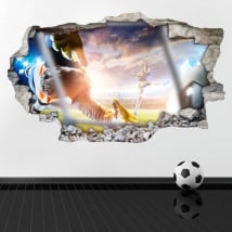 Wall stickers soccer goal 3d