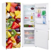 Decorative vinyl fruits refrigerators and fridges