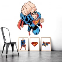 Decorative vinyl and superman stickers