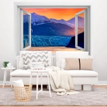 Vinyl windows sunset in alaska 3d