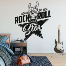 Decorative vinyl rock and roll