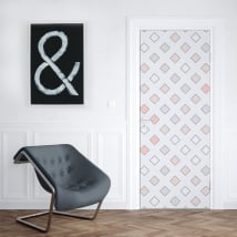 Vinyl for doors and cabinets square retro pop