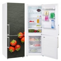 Vinyl strawberries to decorate refrigerators