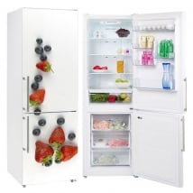 Decorative vinyl fruits to decorate refrigerators