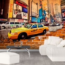 Murals new york city broken wall effect