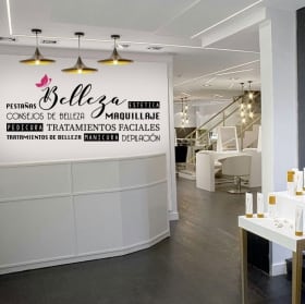 Vinyls to decorate beauty salons