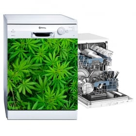 Vinyl for dishwashers marijuana plants