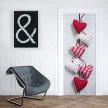 Vinyl for doors and cabinets hearts