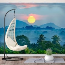 Vinyl wall murals sunset nature sri lanka