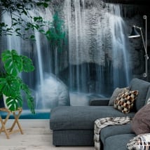 Vinyl wall murals waterfalls erawan thailand