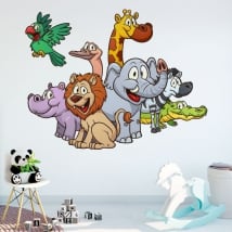 Decorative vinyl and stickers children's animals