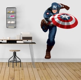 Decorative vinyl Captain America