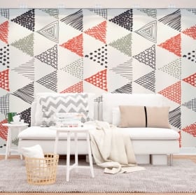 Wall murals nordic or scandinavian decoration