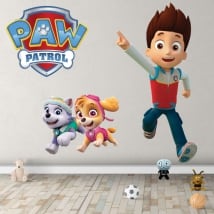 Decorative vinyl everest and skye the paw patrol