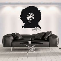 Decorative vinyl and stickers jimi hendrix