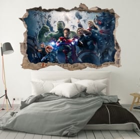 Wall murals the avengers 3d