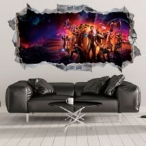 Decorative vinyl and stickers avengers 3d