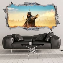 Decorative vinyl 3d fantasy witcher